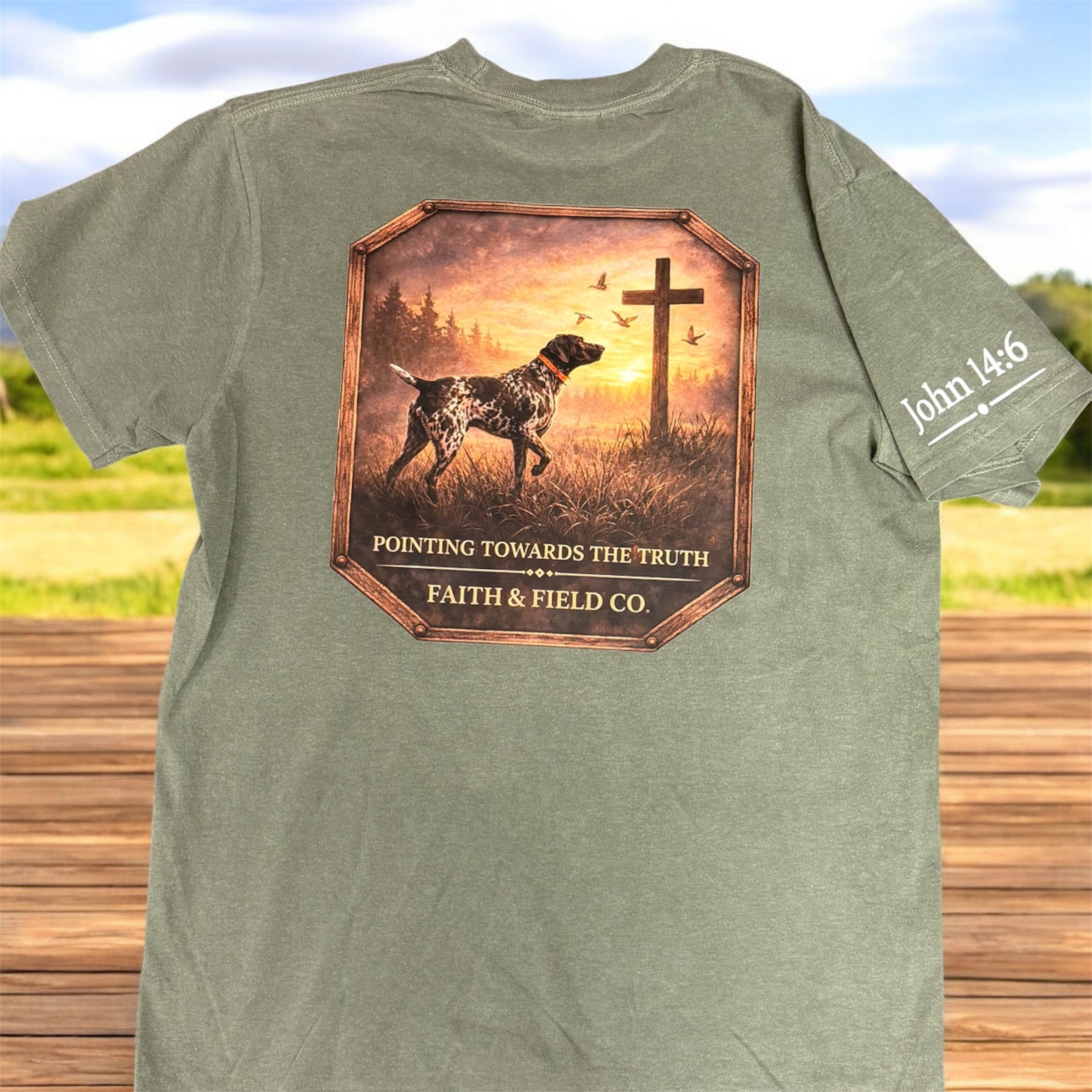 Faith And Field John 14:6 Comfort Color TShirt