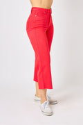 Curvy Judy Blue Rita Red Tummy Control Wide Pants