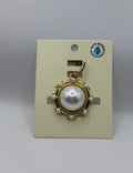 RG Dome Shap Pearl Round Charm
