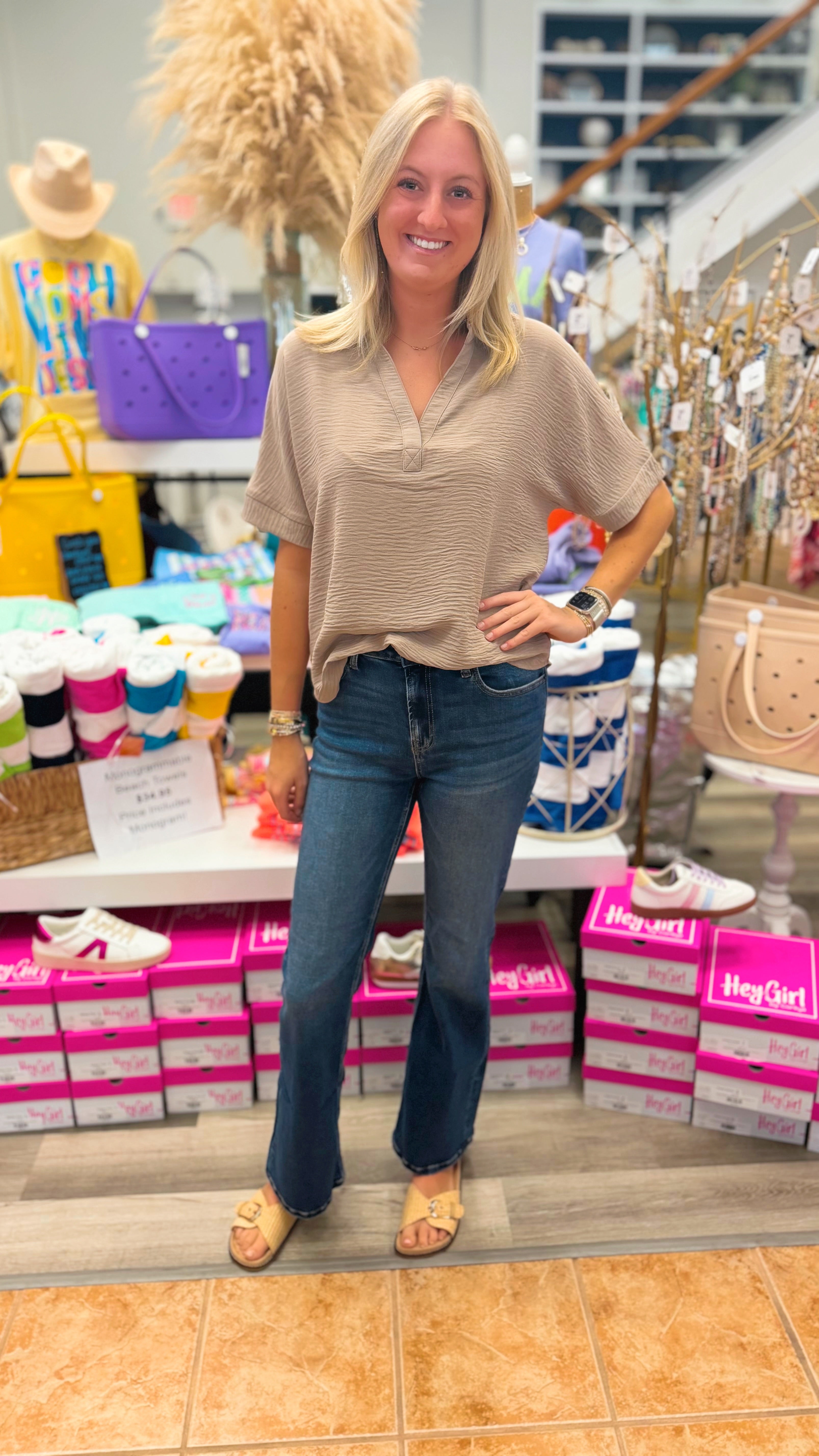 Danyelle Dark Wash Bootcut Jeans