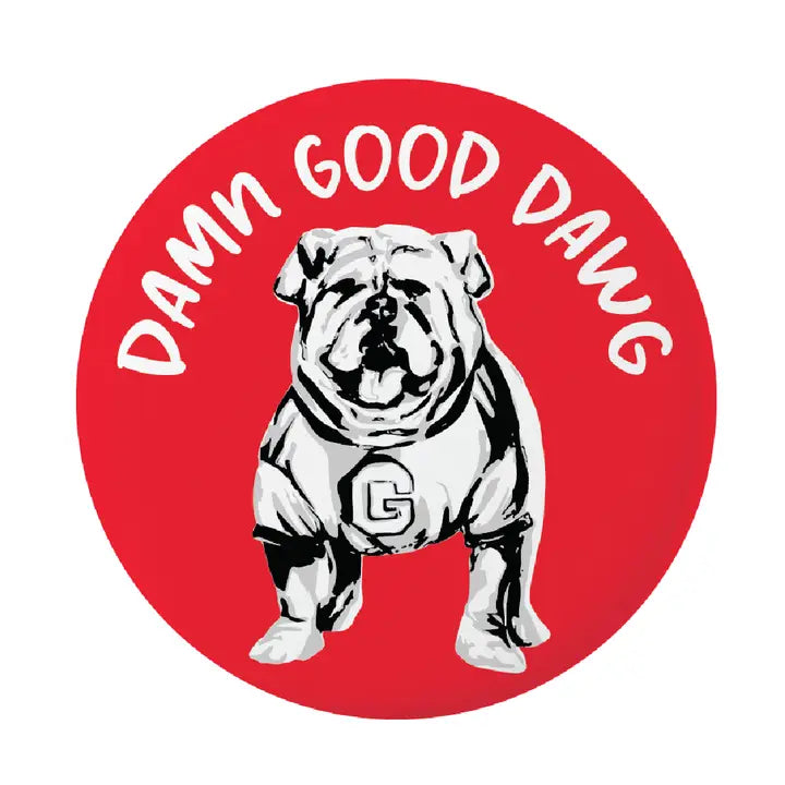 Damn Good Dawg Game Day Button