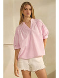 Curvy Calli Jo Striped Top