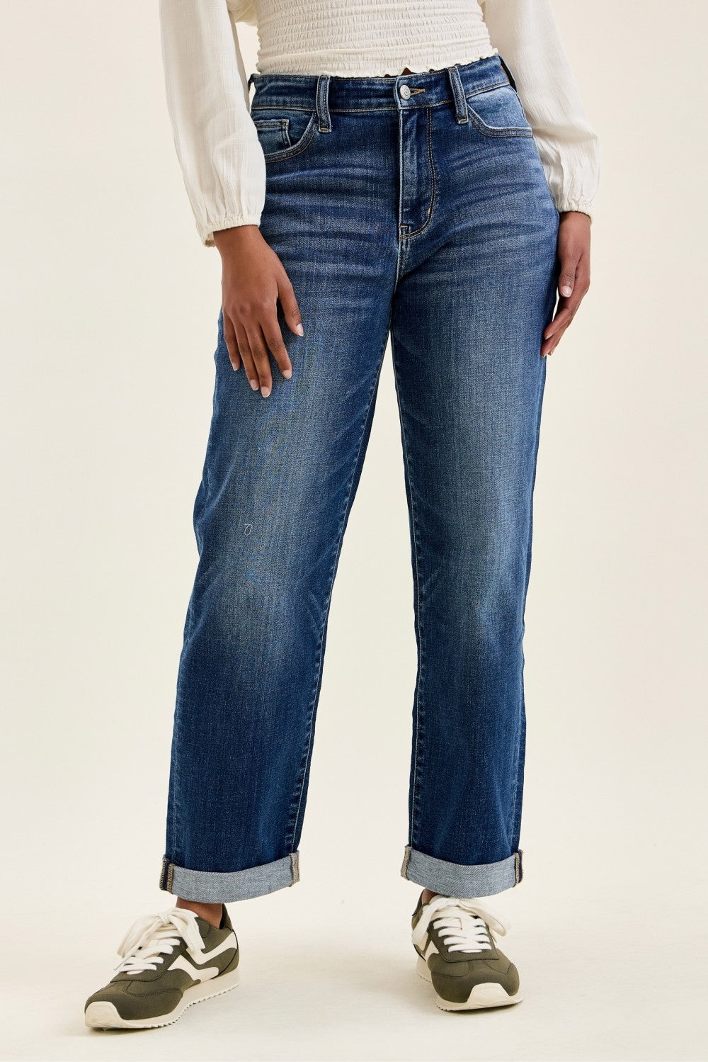 Judy Blue Billie Boyfriend Indigo Jeans