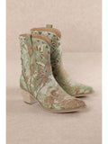 Amaryllis Floral Western Boot