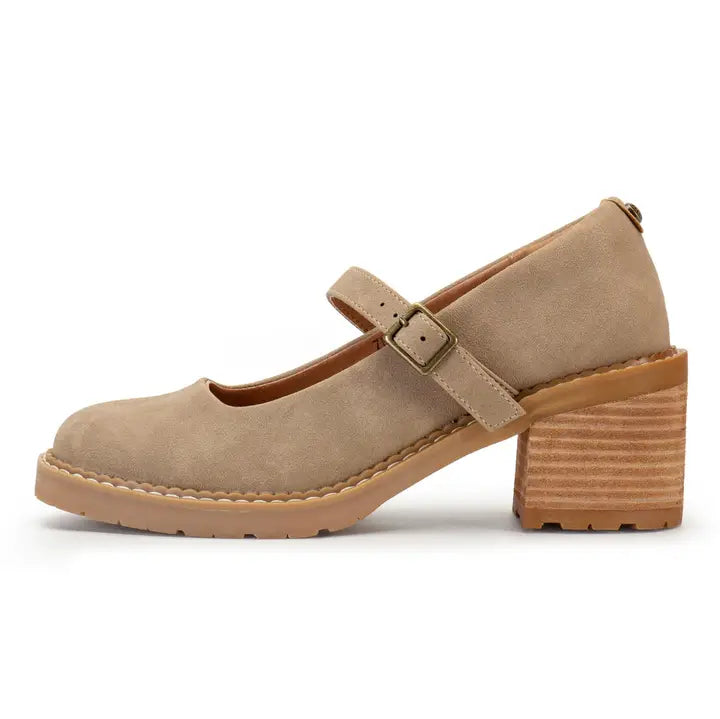 Bedford Taupe Platform Shoes