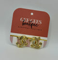 Intertwined Rhinestone Earrings