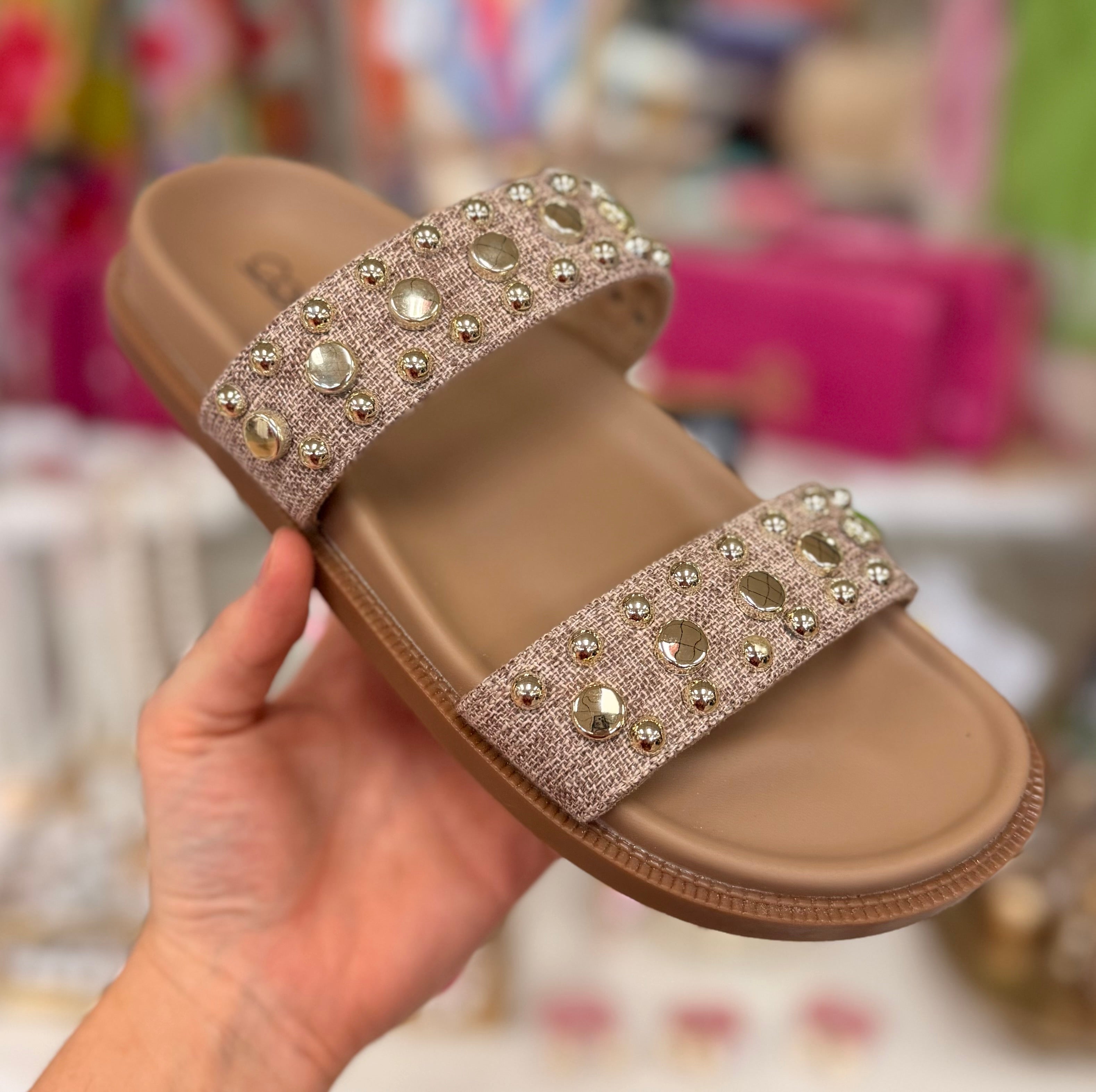 Corkys Have A Seat Tan Sandals