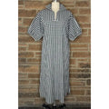 Adrienne Blakely Black Gingham Maxi Dress