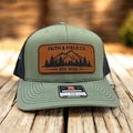 Faith And Field Co Genuine Leather Patch Richardson Hat
