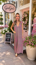 Jolene Cabana Stripe Maxi Dress