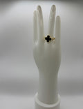 RG Black Clover Pendant Ring