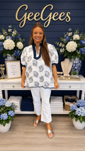 Curvy Everleigh Embroidered Floral Top