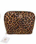 Caroline Hill Capri Large Pouch - Spotted Patent