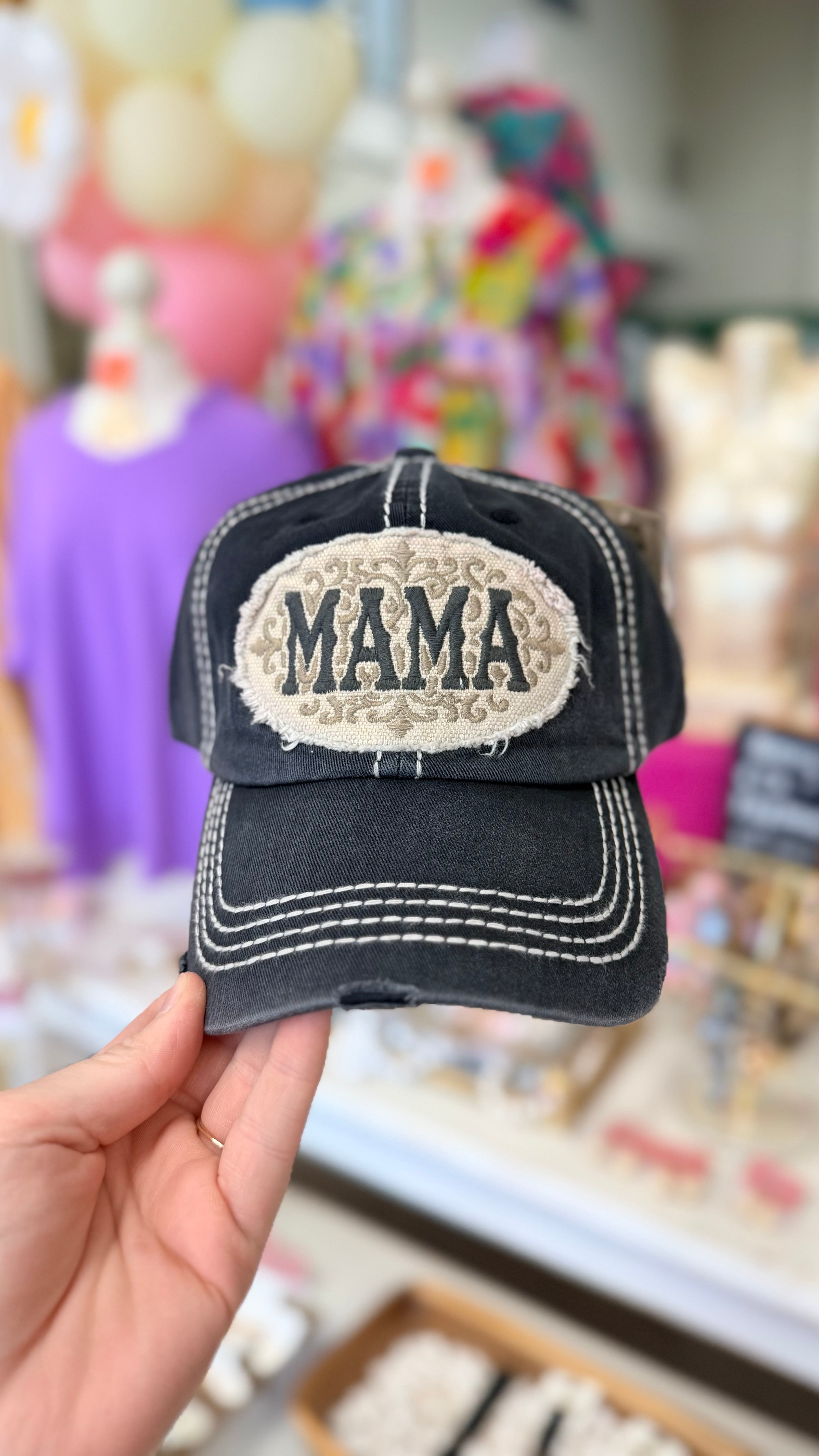 Charcoal Mama Hat
