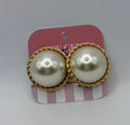Classy Pearl Stud Clip On Earrings