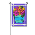 Blues Flower Jar Garden Glam