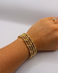 RG Set Of 4 Gold Beaded Bracelets