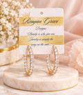 RG Crystal Hoop Earrings
