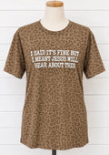 Jesus Will Hear About This Leopard TShirt