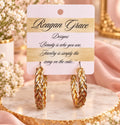 RG Braided Gold Hoops