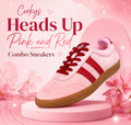 Corkys Heads Up Pink and Red Combo Sneakers