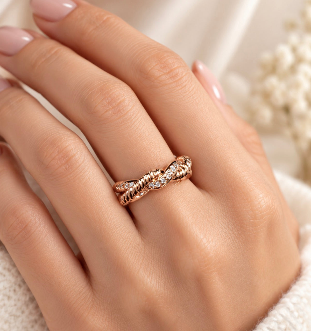 RG Twisted Rope Gold Ring