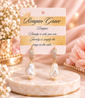 RG Dainty Pearl Smashed Drop Earrings