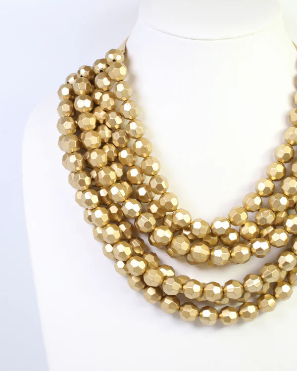 Candence Multi Layered Beaded Necklace