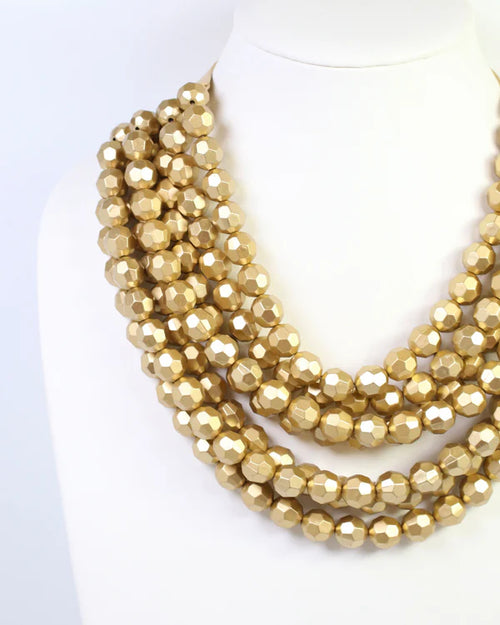 Candence Multi Layered Beaded Necklace