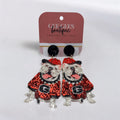 Swaggy UGA Bulldog Earrings