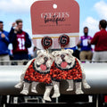 Sequin Bulldawg Earrings