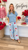 Daphney Denim Top