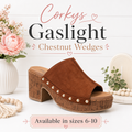 Corkys Gaslight Chestnut Wedges