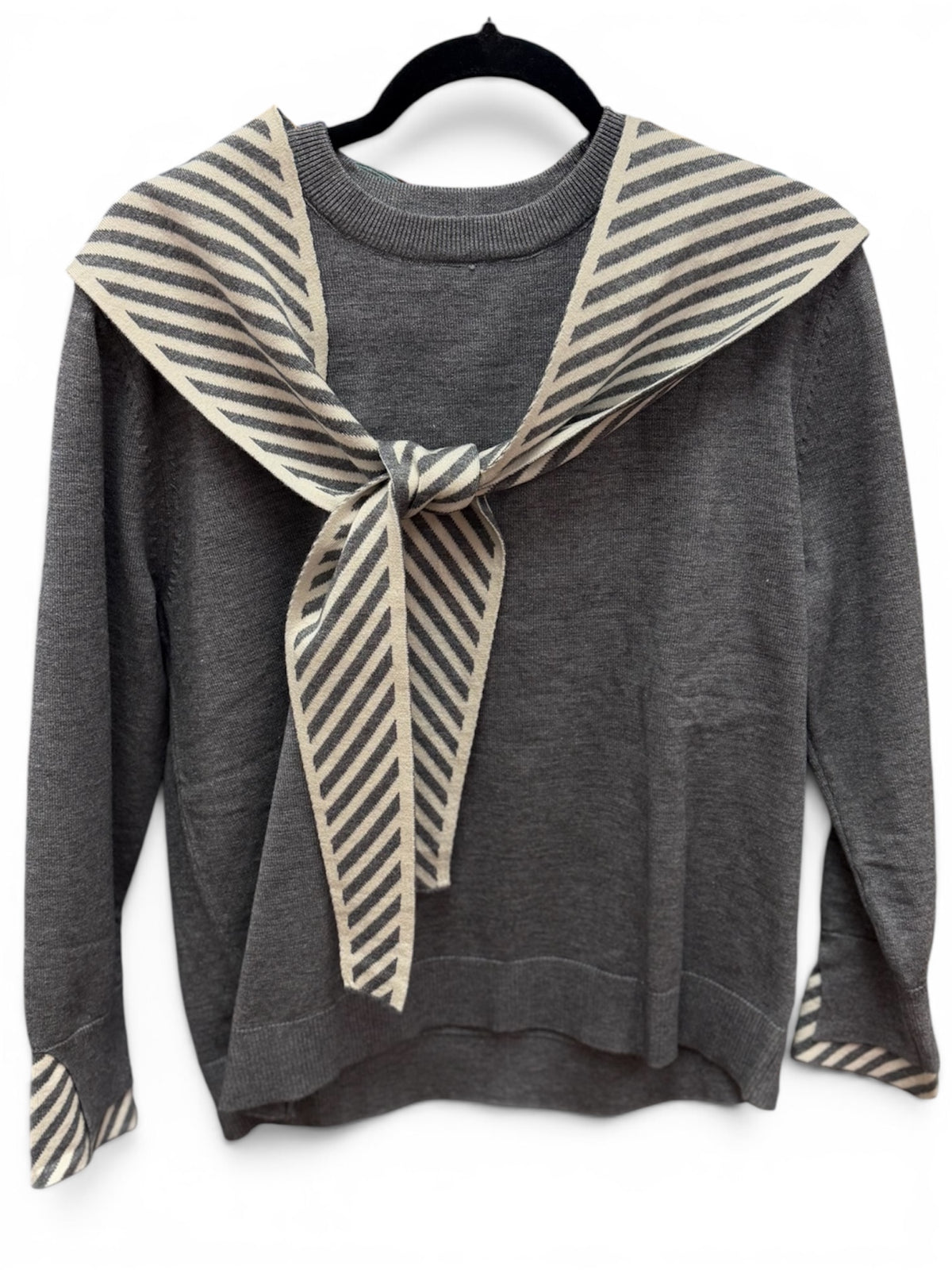 Heather Knit Sweater Top