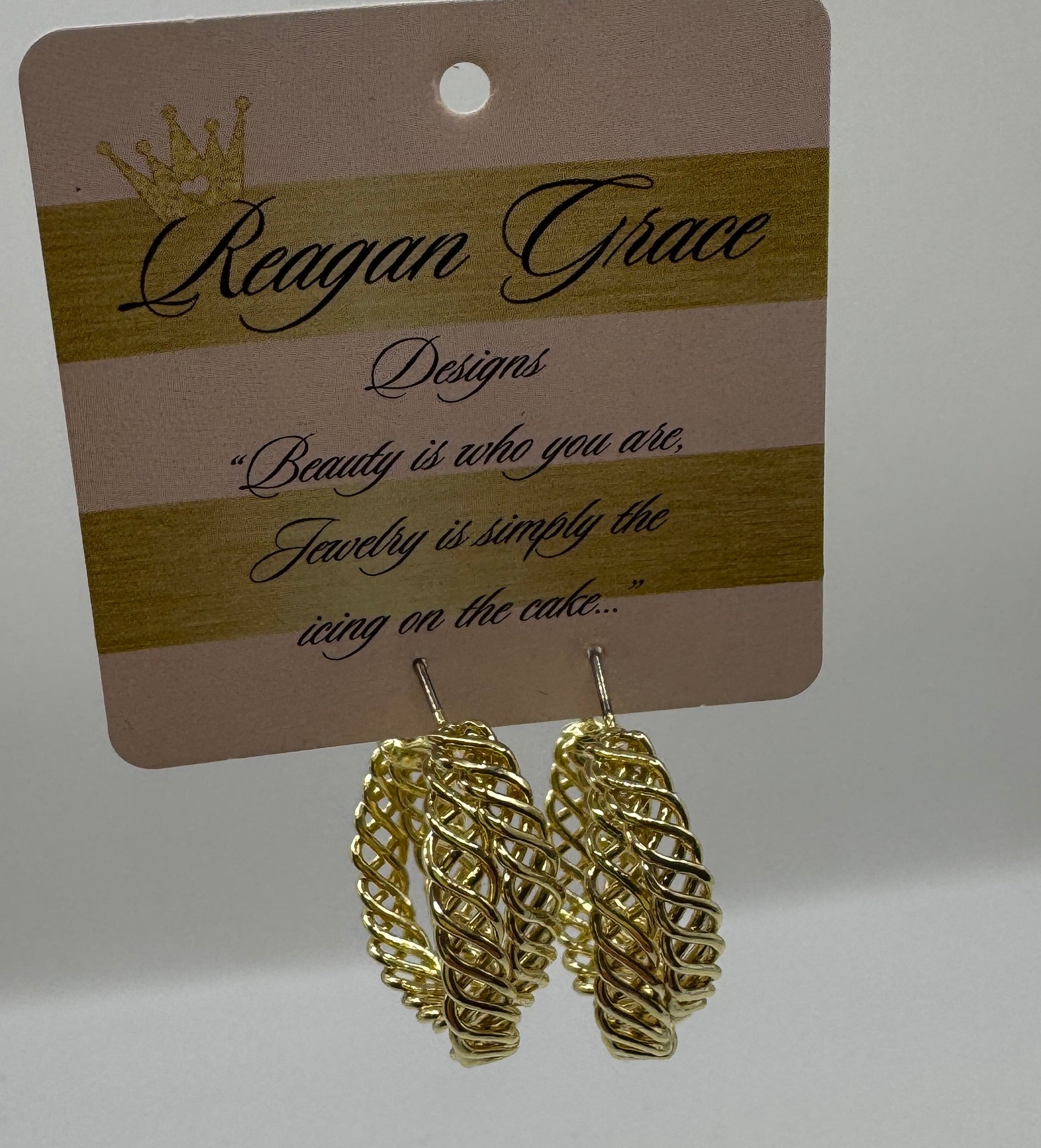 RG Brielle Braided Hoop Earrings