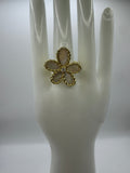 RG White Flower Ring