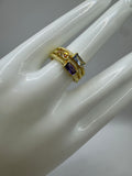 RG Triple Colored Stone RIng