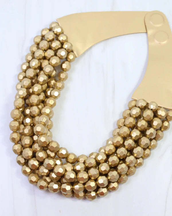 Candence Multi Layered Beaded Necklace