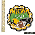 Yellow Gold and Black Game Day Scallop Mini