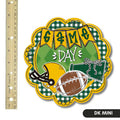 Green and Yellow Gold Game Day Scallop Mini Attachment