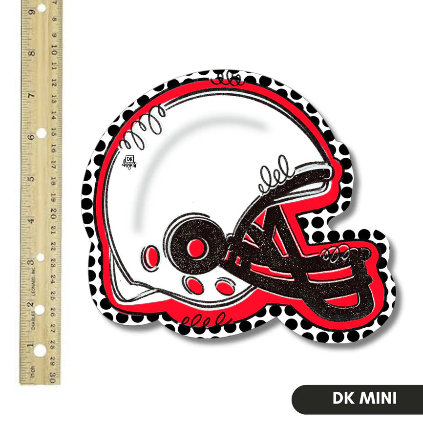 Red and White FB Helmet Mini Attachment