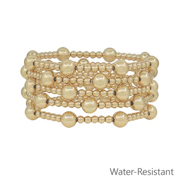 RG 5- 8MM Gold Stretch Bracelet