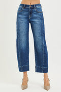 Risen Millie Slouchy Cropped Barrel Jeans