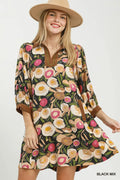 Paige Poppy Print Mini Dress
