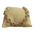 Cubic Zirconia Pink Hearts 14K Gold Plated Bracelet