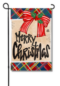 DK Plaid Merry Christmas Garden Glam