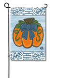 DK Blue Chinoiserie Pumpkin Garden Glam