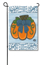 DK Blue Chinoiserie Pumpkin Garden Glam