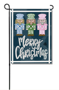 DK Navy Nutcrackers Garden Glam