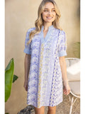 Stella Striped Band Detailed Dress